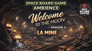 Welcome to the Moon – Mission 4: La Mine ⛏️ | Dark & Industrial Board Game Ambience