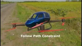 Animating Objects along a Path in Blender 2.8 using Follow path Contstraint