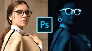 عمل تأثير الإضاءة والتوهج على الصور في الفوتوشوب glow on the images in photoshop