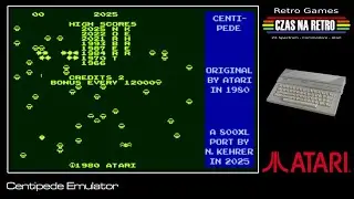 Centipede Emulator (2025) - Atari XL/XE