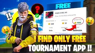 I Find Only Free💰 Tournament App🔥 Entry ₹0 🤑 Per Kill ₹10🤯 | Playing Only Free Tournaments 😍