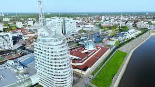 Breathtaking Aerial Tour of Bremerhaven,Germany | Drone 4K | 💖Subscribe cost you NOTHING my friend✈️