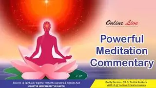LIVE 2 Feb 26 Todays Meditation BK Dr Sudha Kankaria Brahmakumaris
