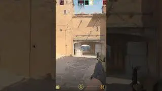 ШАЛЬНАЯ ПУЛЯ ЧЕРЕЗ ВСЮ КАРТУ | DUST 2 | CS2 #counterstrike #csgoclips #ксго #csgo