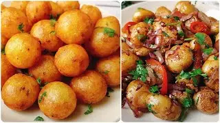 Potato Recipes | Aloo Fry Recipe | Crispy Potato balls | Potato Stir Fry | Cheesy Masala Potato