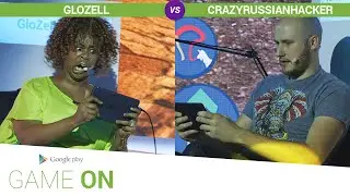 Google Play: Game On // GloZell vs. CrazyRussianHacker