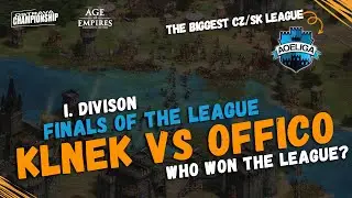 Age of Empires II CZ/SK League - I. Division FINALS! (2023) | Klnek vs Offico | #aoeliga