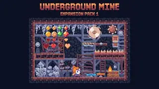 UNDERGROUND MINE-Expansion Pack 1 | PIXEL ART GAME ASSETS (Ya disponible!)