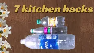 7 Creative ideas with Plastic bottles || Kitchen hacks with plastic bottles #nagcraft