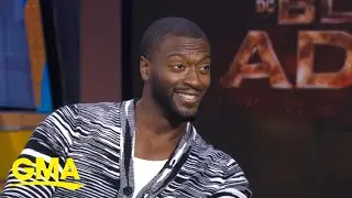 'Black Adam' star Aldis Hodge talks dream role as Hawkman