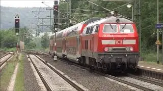 Bf Obervellmar: 218 426 hat Ausfahrt nach Korbach.