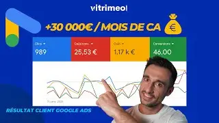 +30 000&euro;/mois de CA gr&acirc;ce &agrave; Google Ads - R&eacute;sultat Client de l'Agence