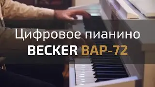 🎹 ЦИФРОВОЕ ПИАНИНО BECKER BAP-72 | ФЛАГМАН ЛИНЕЙКИ BECKER
