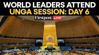 UNGA LIVE: United Nations General Assembly Session Day 5 | UNGA Day 6 | World Leaders Address UNGA