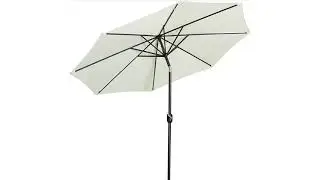 💡 Gartenfreude Alu Sonnenschirm Marktschirm UV+50 270 cm 💡