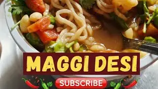 👉 Aisi Maggi Kabhi Nahi Khayi Hogi 😱🔥 | देशी मैगी / #food #dhruw #cooking #foodie #shortsvideo