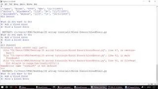 Python Tutorial 32: Reading from a text file using 2D Lists