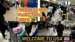 WELCOME TO USA 🇺🇸 PICKING UP OUR FAMILY MEMBERS FROM KENYA🇰🇪