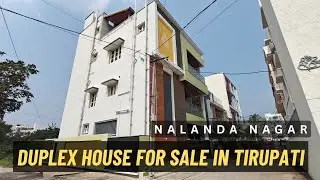 Двухуровневый дом на продажу в Тирупати | Район Наланда Нагар | G+2 | Пентхаус | Трехуровневое зд...