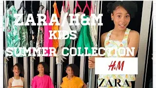 ZARA AND H&M KIDS Try On Haul | SUMMER 2021 COLLECTION  #zarakids #hmkids #summercollection