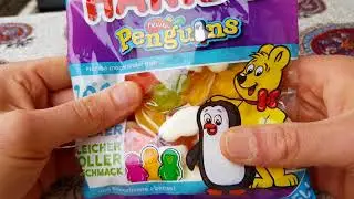 Foodtest: Haribo Weingummi lower sugar Penguins