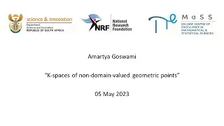 Amartya Goswami - K-spaces of non-domain-valued geometric points