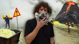 As&iacute; es el trabajo M&Aacute;S PELIGROSO del mundo (un infierno en la tierra) ⚠️🇮🇩