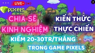 🔴TRỰC TIẾP: Pixels - 100acc clone còn kiếm được 500k-1tr/ngày không? Tâm sự cày cuốc game  pixels