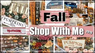 FALL DECOR SHOP WITH ME at Tj Maxx & AT Home Store | Fall Decor Shopping &  Decorating Ideas
