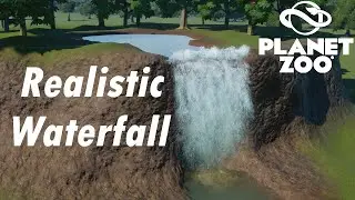 HOW TO MAKE A REALISTIC WATERFALL IN PLANET ZOO|| PLANET ZOO TIPS AND TRICKS