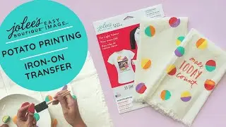 Potato Printing with Jolee's Boutique