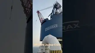 Offshore Jackup Crane #offshore #arms #drilling #rig #jackup #crane
