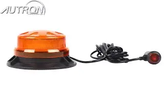 24 LED Emergency Beacon Warning Rotatin Rooftop Forklift Car Amber Strobe Light