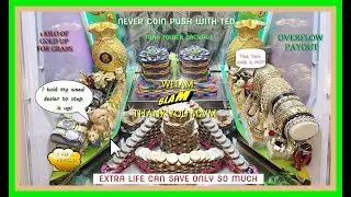 NEVER SMOKE WEED WITH TED WHILE COIN PUSHING YOU MIGHT WIN BUT MIGHT LOSE ALSO YOUR MIND #COINPUSHER