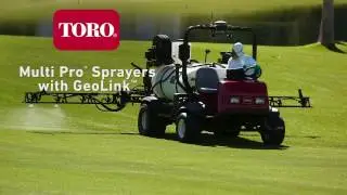 Toro MultiPro 1750/5800 & GeoLink, What Matters Most