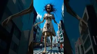 AI HORROR SHORT|GIANT CREATURES CAPTURED THE CITY|SCARY STORIES|DIGITAL DREAD|ANIMATED HORROR STORY