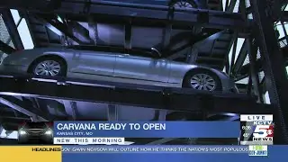 Carvana unveils Kansas City car vending machine