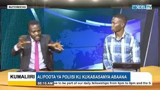 KAKINDA ADRIAN IVAN live on Excel TV discussing the increased rate of defilement cases in Uganda.