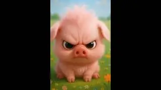 Angry Pig 🐽🔥 #AngryPig #funnyanimals  #farmfails
