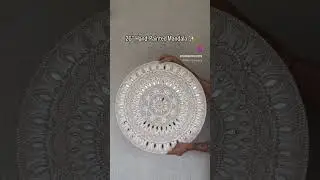 26” neutral mandala ✨ final piece 🤍