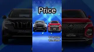 Mahindra Xuv700 Vs MG Hector Plus Comparison | #shorts