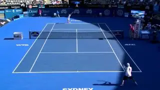 Marcel Granollers v Matthew Ebden - Highlights Men's Singles Round 1: Sydney International 2013