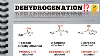 Dehydrogenation,(full mechanism) primary, secondary alcohols k dehydrogenation se Kya banta h