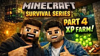 XP Farm Bana Diya 😱🔥 | Minecraft Survival Part 4 With Bhai | @Mr.V&Oslash;RIXGAMER 