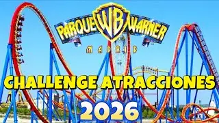 PARQUE WARNER MADRID 2026.  CHALLENGE DE ATRACCIONES !!! 🙈
