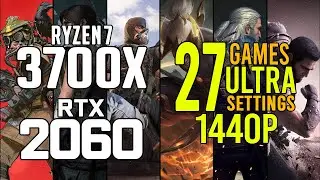 Ryzen 7 3700x + RTX 2060 in 27 games ultra settings 1440p benchmarks!