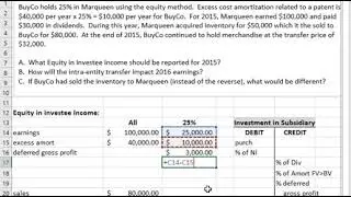 ACCT 4110 BuyCo and Marqueen