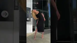 Танец эмоций 💃 Гармония между насыщенным красным ✨ и элегантным черным #мода #стиль #платья #видео