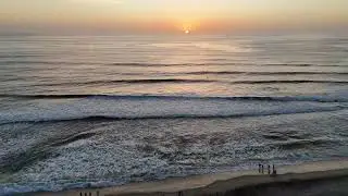 4K Relaxing Salona Beach Sunset With Calm Music to Study or Unwind