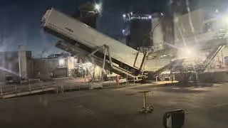 نقل البطاطا من المزرعة الي المصنع مباشرة في امريكا 